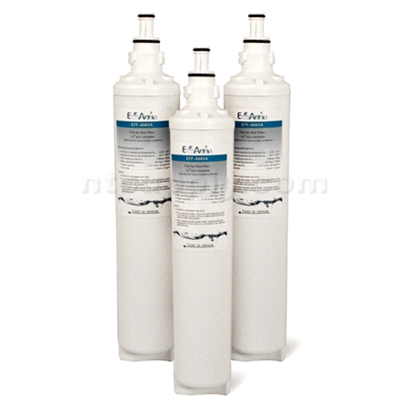 EcoAqua Replacement for LG 5231JA2006A Refrigerator Filter, 3-Pack