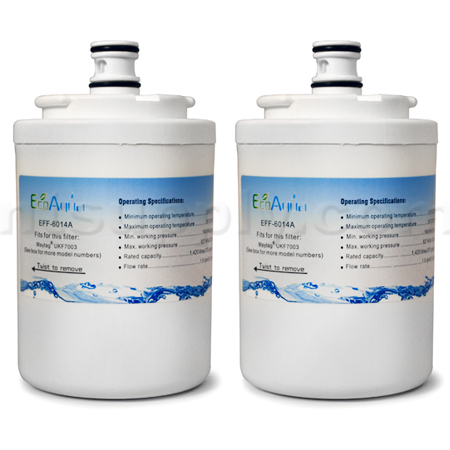 EcoAqua Replacement for Maytag UKF7003AXX Filter, 2-Pack