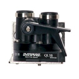 Everpure QL3B Filter Head With Mounting Bracket and Shut-Off Valve