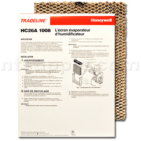 Honeywell HC26A 1008 Humidifier Pad, 2-Pack