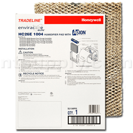 Honeywell HC26E 1004 Humidifier Pad, 2-Pack
