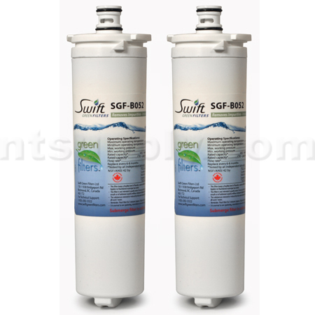 Swift Green Replacement Filter for Bosch 640565 Refrigerator Filter (2-Pack)