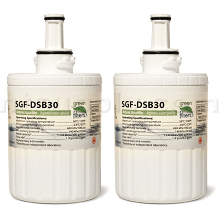 Swift Green Replacement for Samsung DA29-00003G Refrigerator Filter, 2-Pack