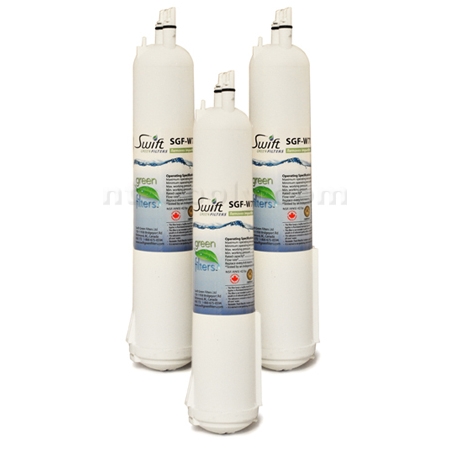 Swift Green Replacement for Whirlpool 4396710 Refrigerator Filter, 3-Pack
