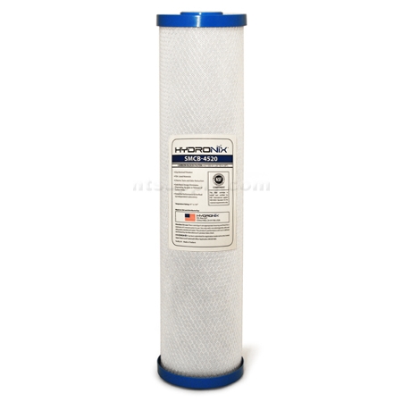 Hydronix  20" BIG BLUE Carbon Block Cyst Filter - .5 micron