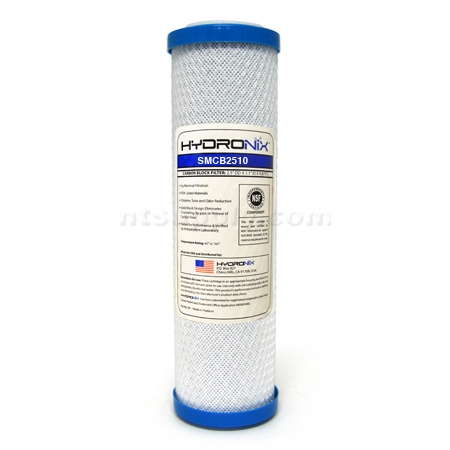 Hydronix  2-1/2" X 10" Carbon Block Cyst Cartridge - .5 micron