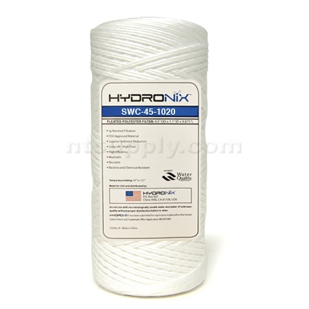 Hydronix  10" BIG BLUE  String Wound Sediment Cartridge 20 micron