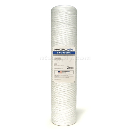 Hydronix  20" BIG BLUE  String Wound Sediment Cartridge 5 micron