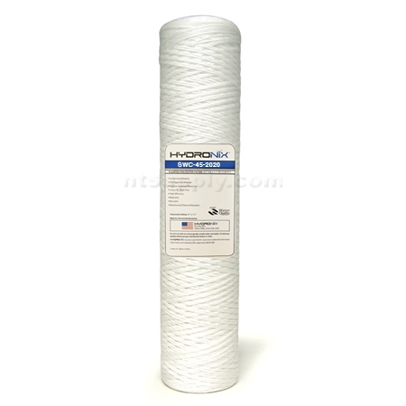 Hydronix  20" BIG BLUE String Wound Sediment Cartridge 20 micron