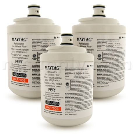 Maytag Pur Refrigerator Water Filter (UKF7003), 3-Pack