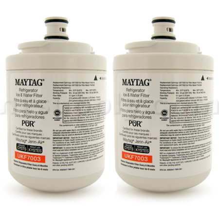 Maytag Pur Refrigerator Water Filter (UKF7003), 2-Pack