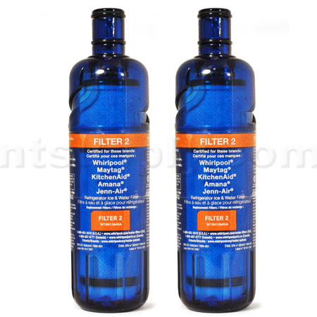 Whirlpool PUR Refrigerator and Ice Water Filter (W10413645A), 2-Pack