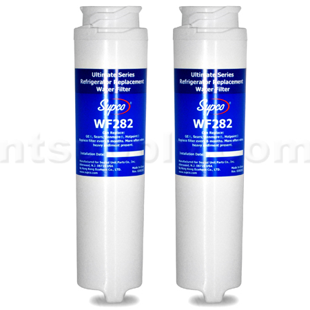 Supco Replacement for GE MSWF Refrigerator Filter, 2-Pack