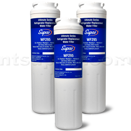 Supco Replacement for UKF8001 Refrigerator Filter, 3-Pack
