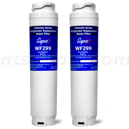Supco Replacement for Bosch 644845 Refrigerator Filter, 2-Pack