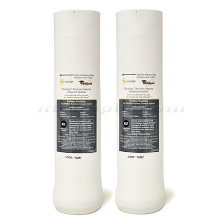 WHIRLPOOL WHER25 and KENMORE UltraFilter 450 / 650 R.O. Pre & Post Filter SET (WHEERF and Kenmore 42-38056)