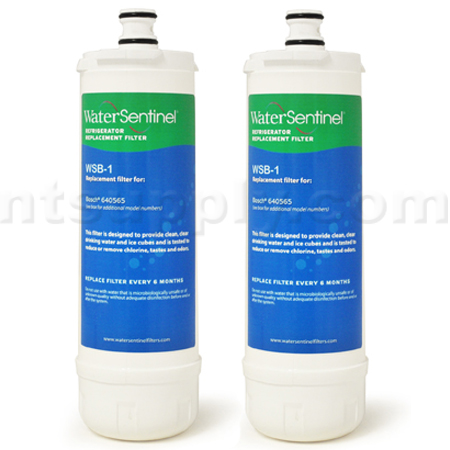 Water Sentinel Replacement Filter for Bosch 640565 Refrigerator Filter (2-Pack)