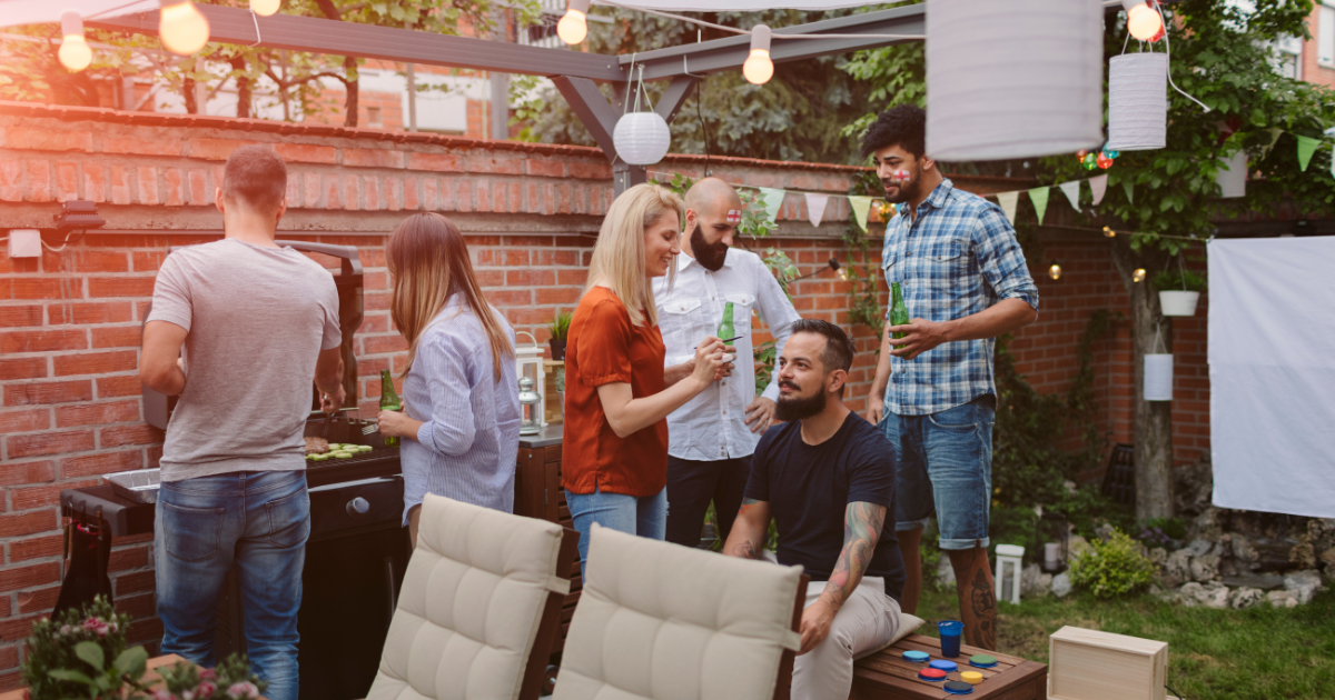 Outdoor summer party