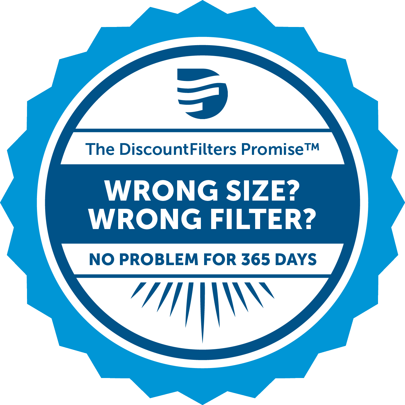 The DiscountFilters Promise - 1 Year Purchase Guarantee