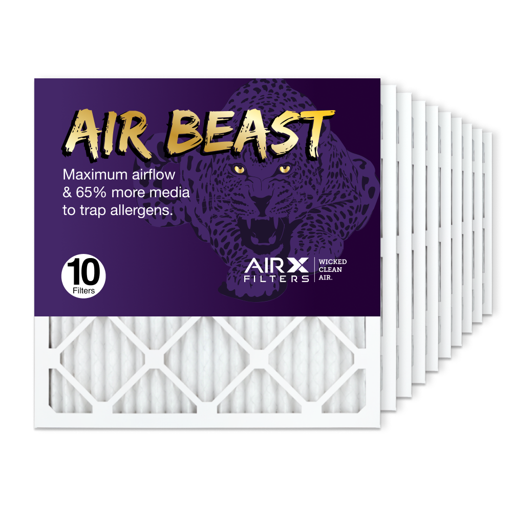 20x20x1 AIRx Air Beast High Flow Air Filter, 10-Pack