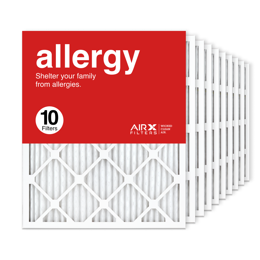 20x25x1 AIRx ALLERGY Air Filter, 10-Pack