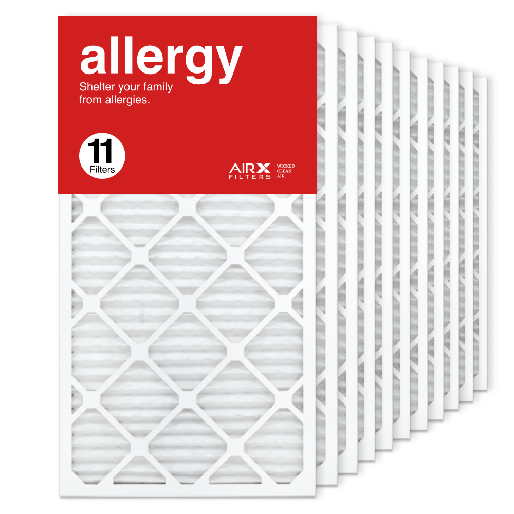 16x30x1 AIRx ALLERGY Air Filter, 11-Pack