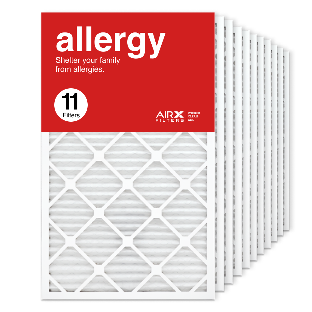18x30x1 AIRx ALLERGY Air Filter, 11-Pack