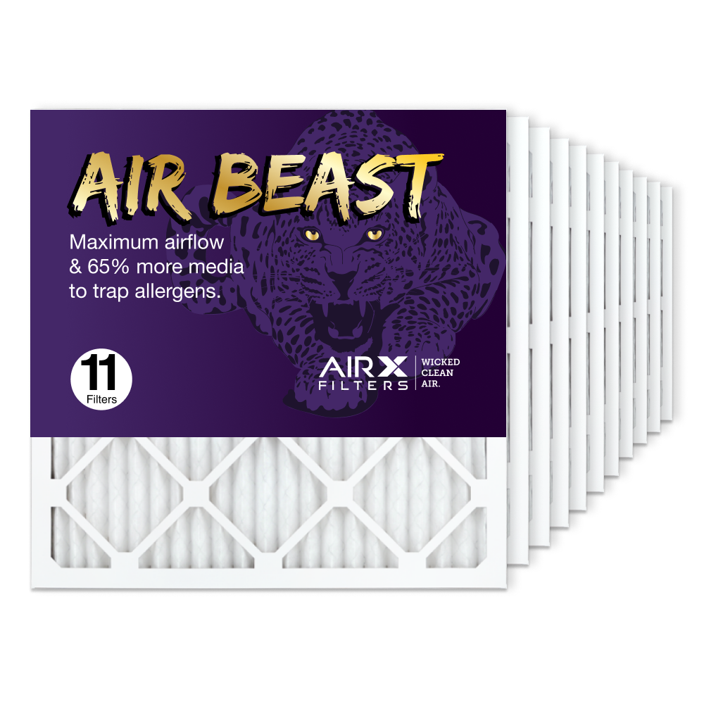 20x20x1 AIRx Air Beast High Flow Air Filter, 11-Pack