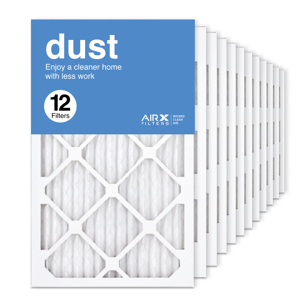 13x21.5x1 AIRx DUST Air Filter, 12-Pack
