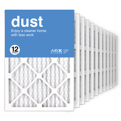 14x20x1 AIRx DUST Air Filter, 12-Pack