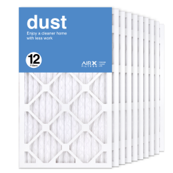 14x24x1 AIRx DUST Air Filter, 12-Pack