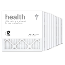 16x16x1 AIRx HEALTH Air Filter, 12-Pack