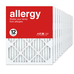 16x20x1 AIRx ALLERGY Air Filter, 12-Pack