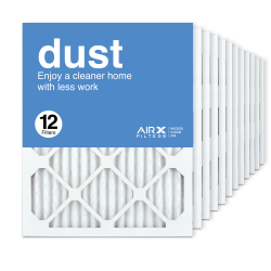 16x20x1 AIRx DUST Air Filter, 12-Pack