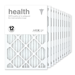 16x25x1 AIRx HEALTH Air Filter, 12-Pack