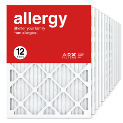 18x24x1 AIRx ALLERGY Air Filter, 12-Pack