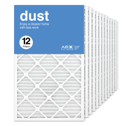 18x30x1 AIRx DUST Air Filter, 12-Pack