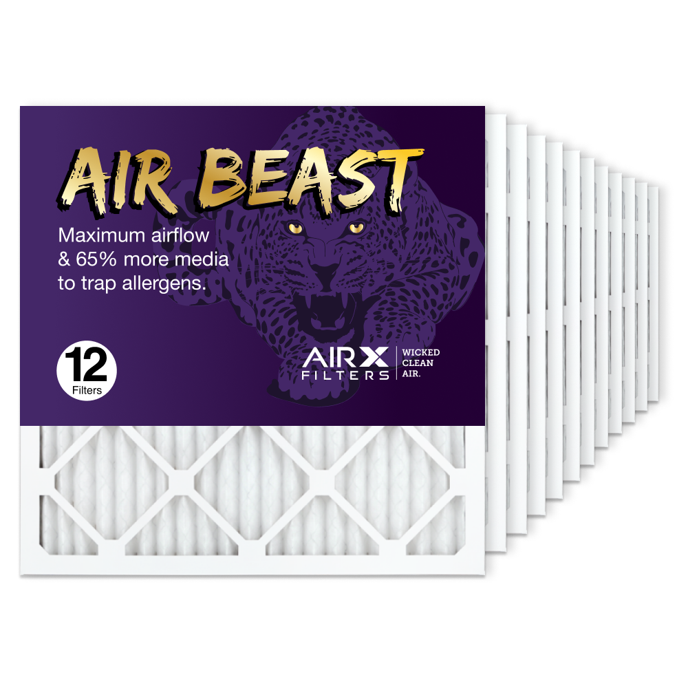 20x20x1 AIRx Air Beast High Flow Air Filter, 12-Pack
