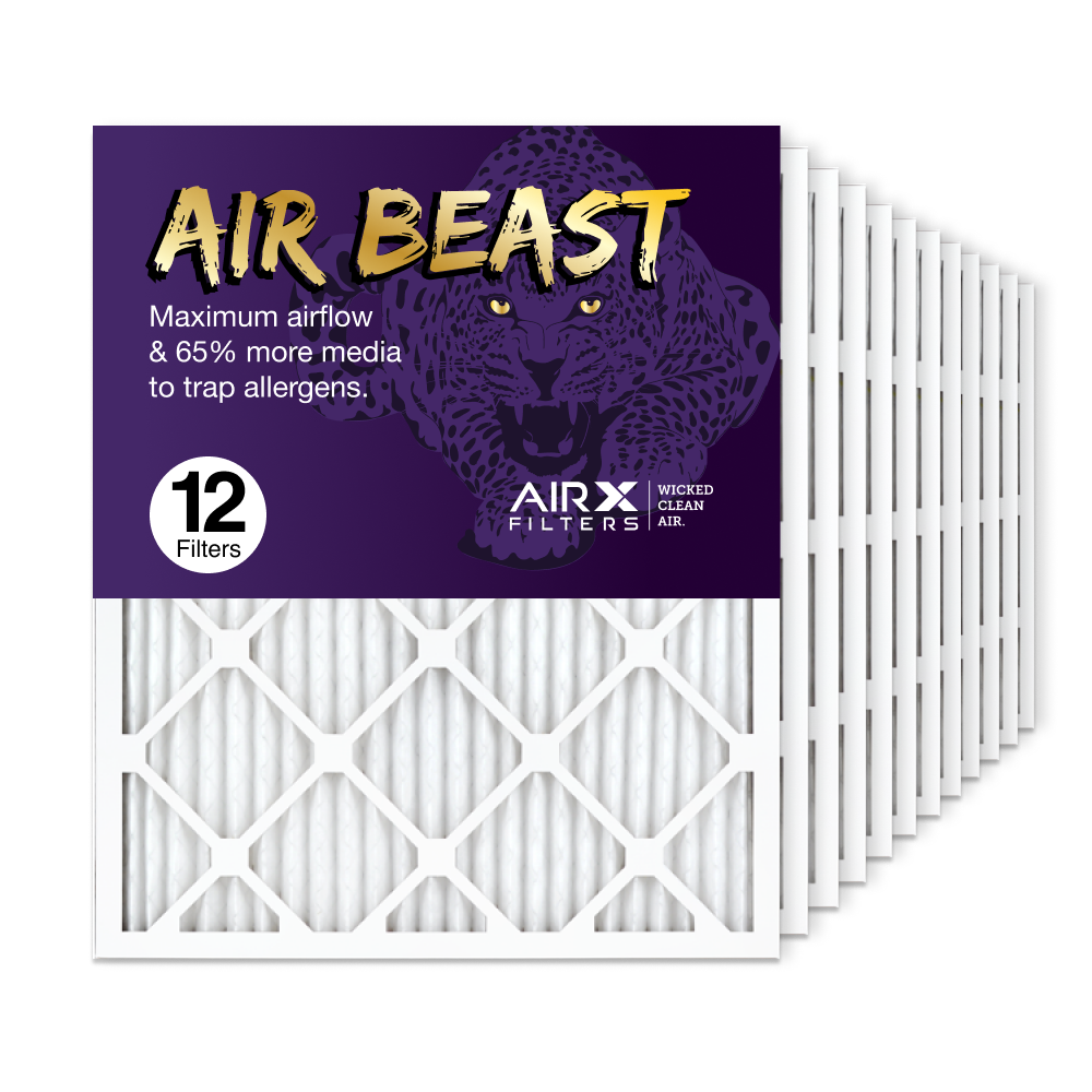 20x25x1 Air Filter MERV 11 12Pack