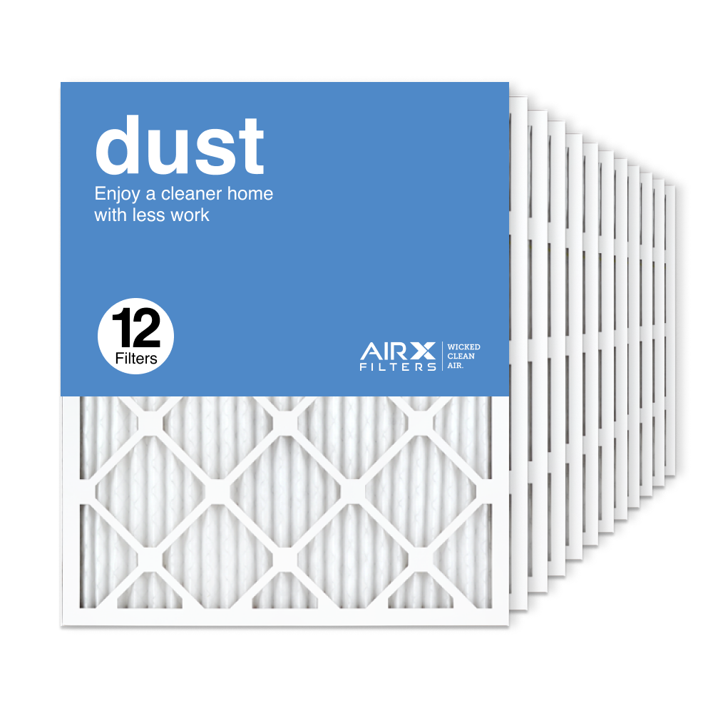 20x25x1 AIRx DUST Air Filter, 12-Pack