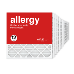 24x24x1 AIRx ALLERGY Air Filter, 12-Pack