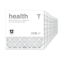 24x24x1 AIRx HEALTH Air Filter, 12-Pack