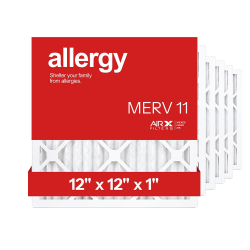 12x12x1 AIRx ALLERGY Air Filter, 6-Pack