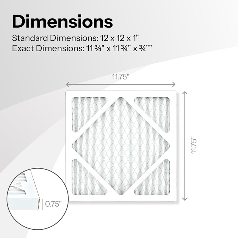 12x12x1 AIRx HEALTH Air Filter, 4-Pack