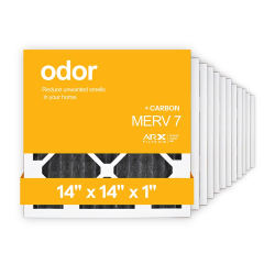 14x14x1 AIRx ODOR Air Filter - Carbon, 12-Pack