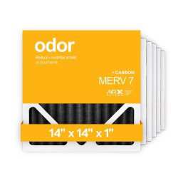 14x14x1 AIRx ODOR Air Filter - Carbon, 6-Pack