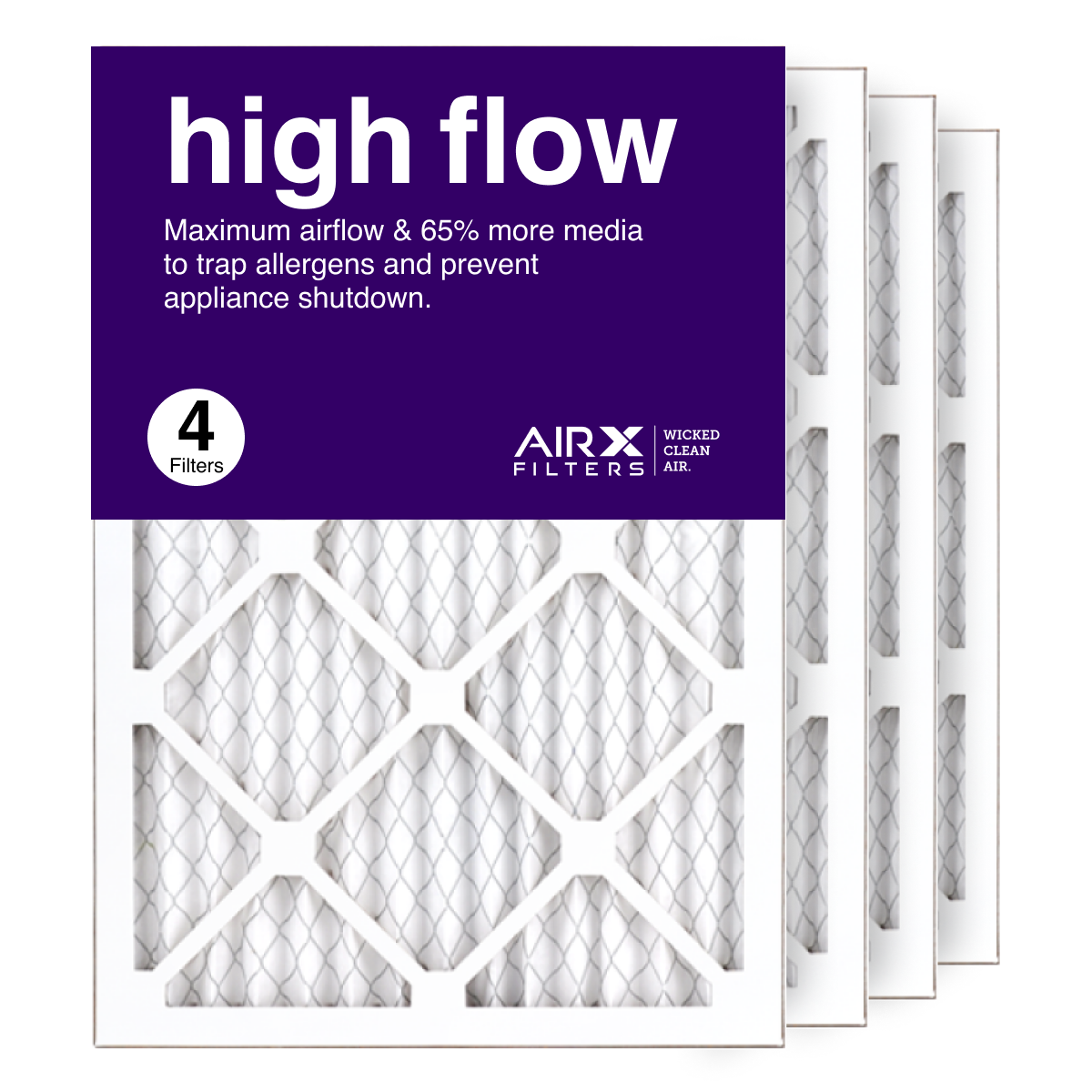 14x20x1 AIRx High Flow Pleated Air Filter