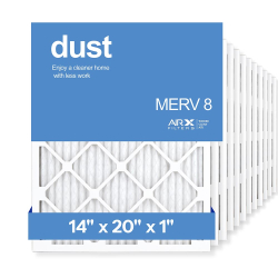 14x20x1 AIRx DUST Air Filter, 12-Pack