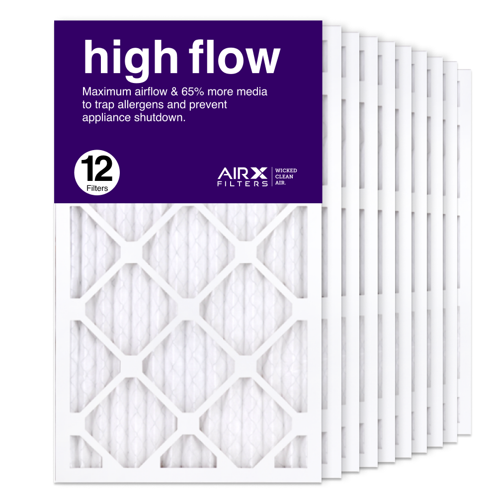 14x24x1 AIRx High Flow Air Filter, 12-Pack