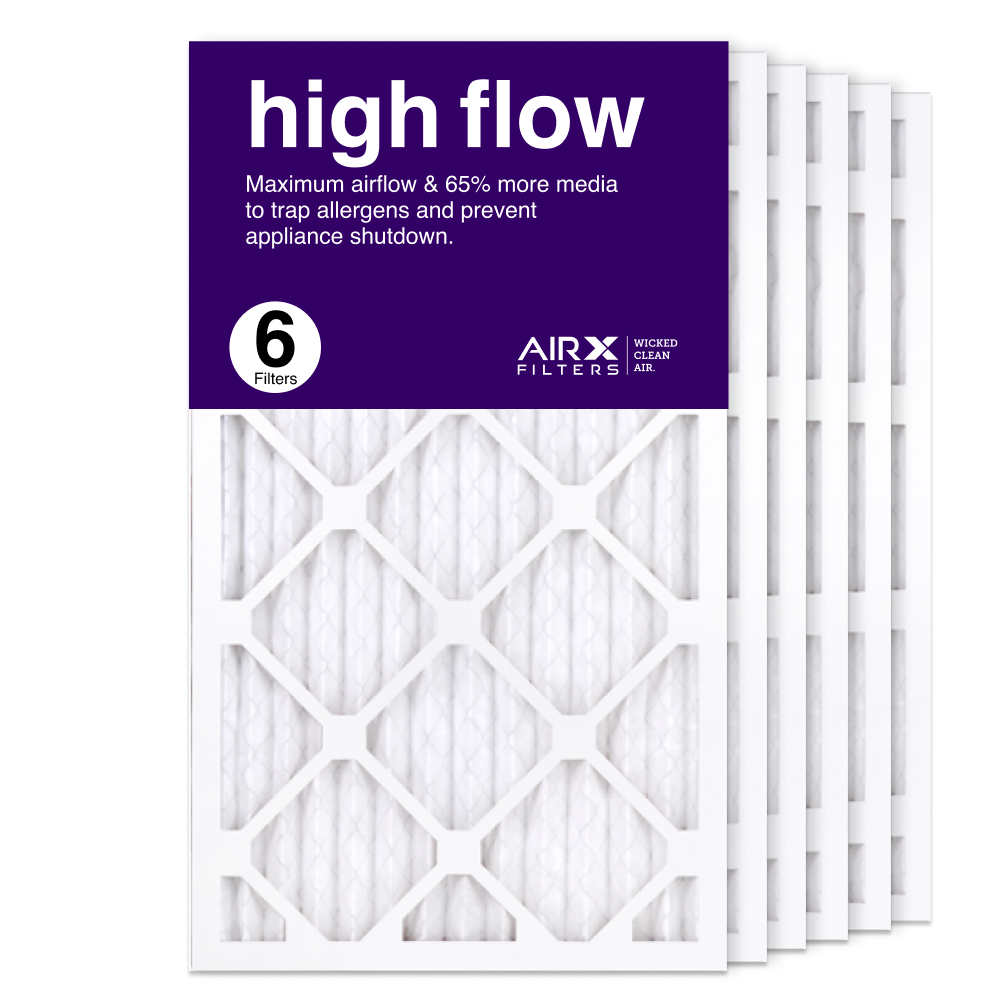 14x24x1 AIRx High Flow Air Filter, 6-Pack